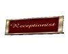 Receptionist name plate