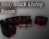 Red/Black Living Room