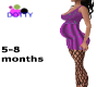purple pregnancy dress