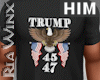 Trump 45-47 Tshirt M