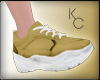 K. Yellow Sneakers