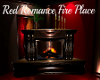 Red Romance Fire Place