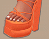 Platform Sandals Orange