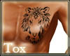 Lion chest tat (male)