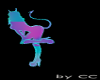 Animated Neon Bad Girl
