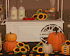 Fall Cart w Pumpkins Dec