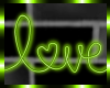 Shamrock Neon Love Sign