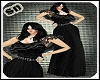 Sexy black long dress