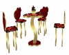 Heart table/chairs