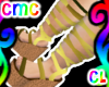 CMC* Golden Wedge Sandal