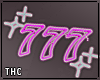   777 neon sign
