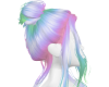 Neon Pastel Space Buns