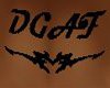 DGAF Lower Back Tattoo