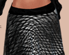 E* Black Snake Skirt