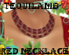 [TeQ]Necklace Redtriplet