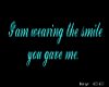 I'am wearing TP Sign