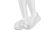 White Fur Slides