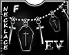 EV Goth Coffin Necklace
