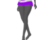 *Purple Mini Skirt +Belt