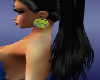 [MDF]limegreen/blue earr