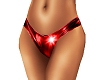 shiny red panties