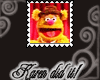 Fozzie Muppets Stamp