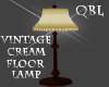 Vintage Cream Lamp
