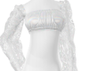 MS White Lace Top