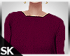 SK| Fall Sweater Berry