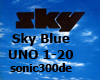 UNO 1-20~Sky Blue~