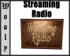 Streaming radio welcome