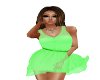 green dance dress