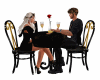 black romantic table