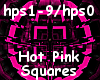 Hot Pink Squares DJ Lght