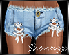 $ Sexy Mini Shorts Denim