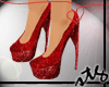 [STG] Red Sparkle Heels