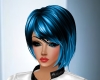 Electric blue short hair