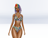 WHITE LEO SWIM SUIT
