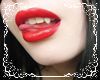 Vampira labios rojos