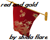 red and gold flag 