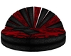 Goth Black Red Couch