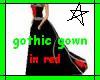 Bloodstained Gothic gown