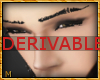 Derivable eyebrows