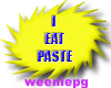 I eat Paste -stkr
