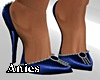 *A* Cleo Blue Heels