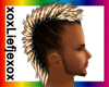 [L] Blond Mohawk spikes