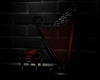 harpe black/red goth