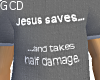 GCD - Jesus saves - char