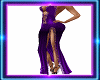 Purple Velvet  Gown