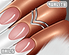 q. French White Nails XL